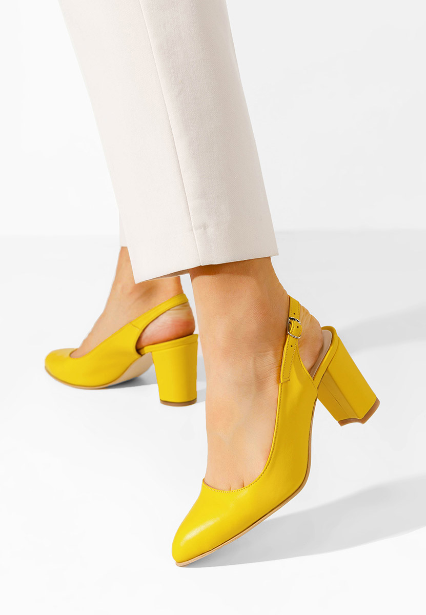 Décolleté Slingback Corusa gialli