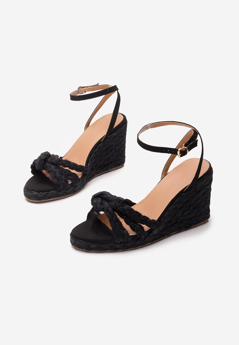 Espadrillas zeppa Zarria nero