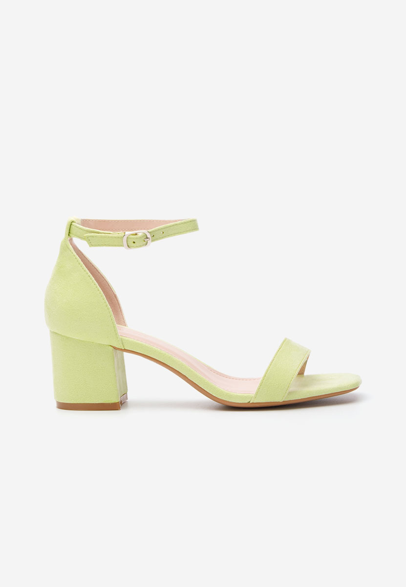 Sandali con tacco largo Lilea V3 lime