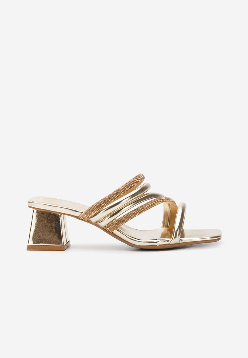 Ciabatte eleganti Britni oro