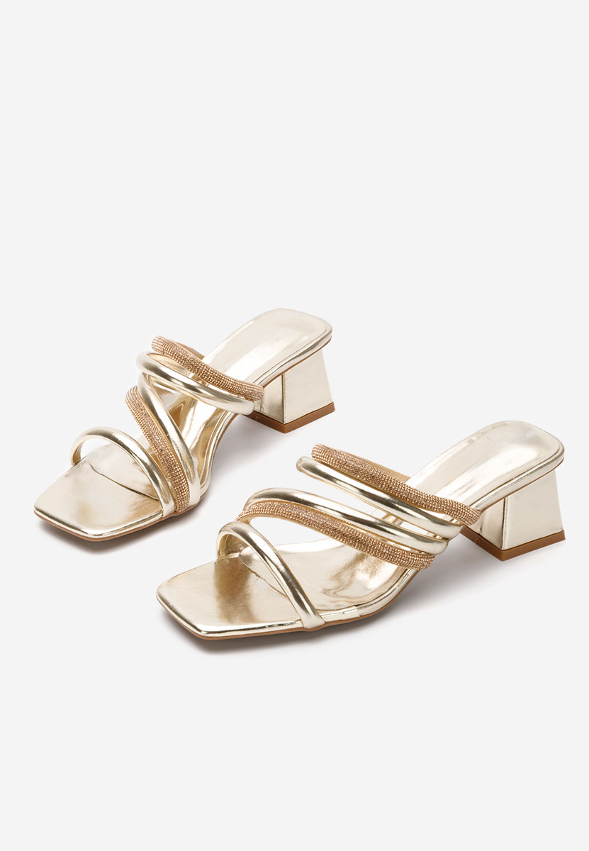 Ciabatte eleganti Britni oro