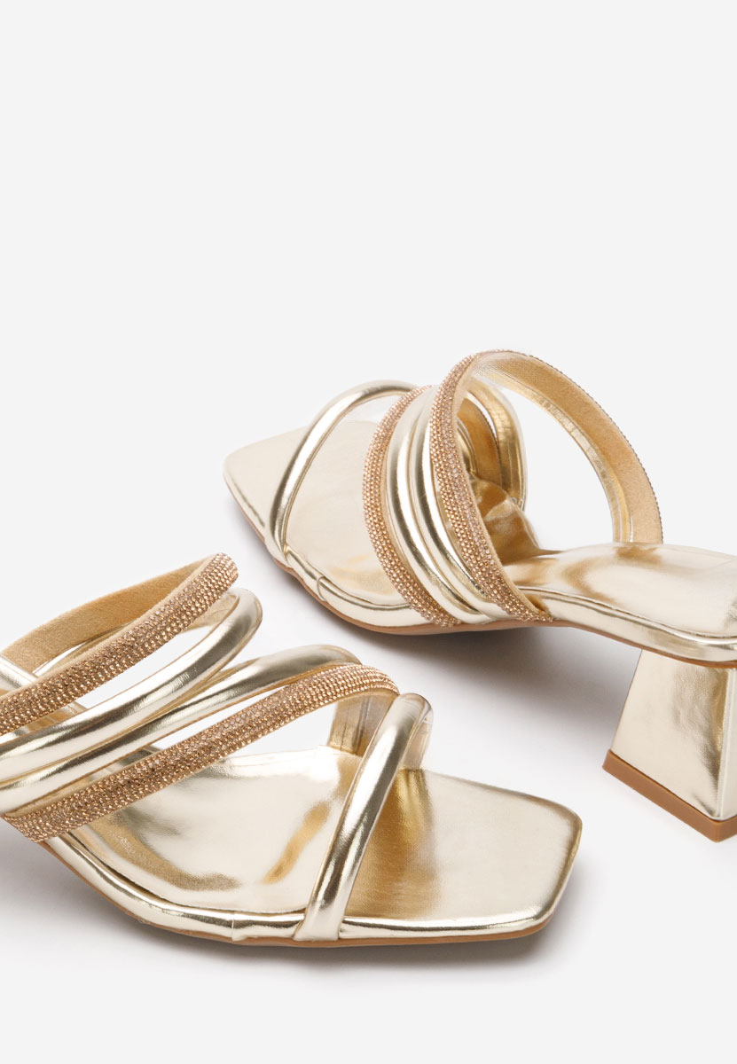 Ciabatte eleganti Britni oro