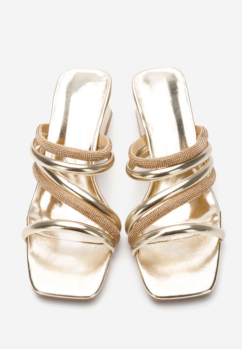 Ciabatte eleganti Britni oro