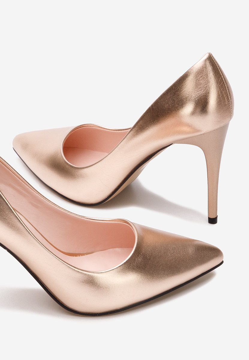 Décolleté tacco a spillo Donia V2 champagne