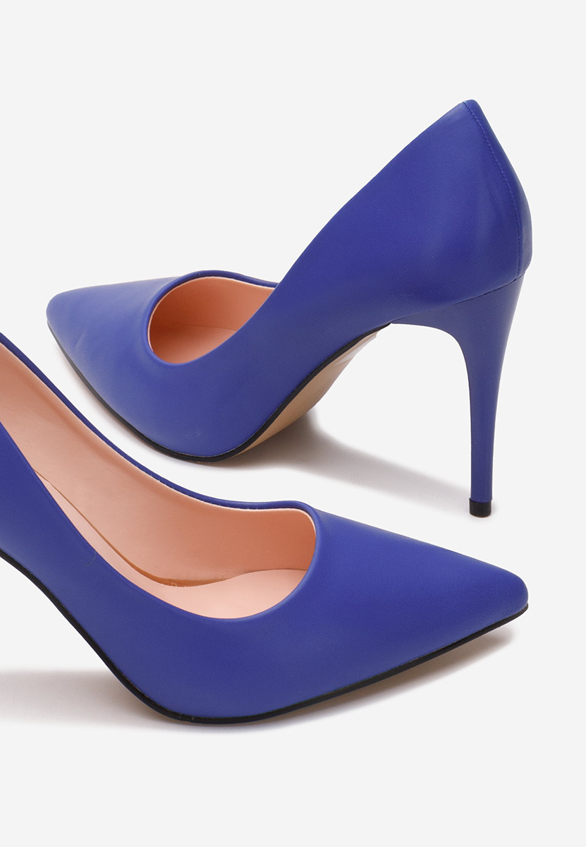 Décolleté tacco a spillo Donia V2 blu