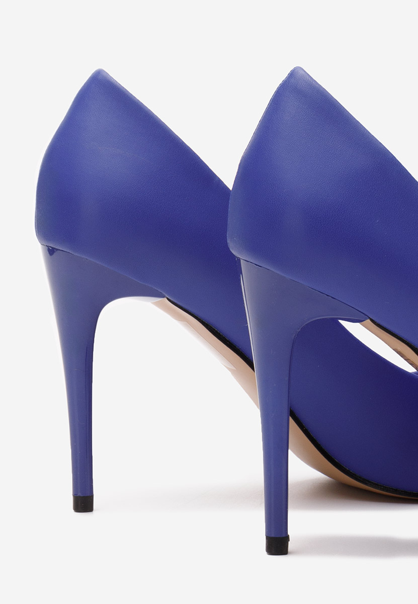 Décolleté tacco a spillo Donia V2 blu