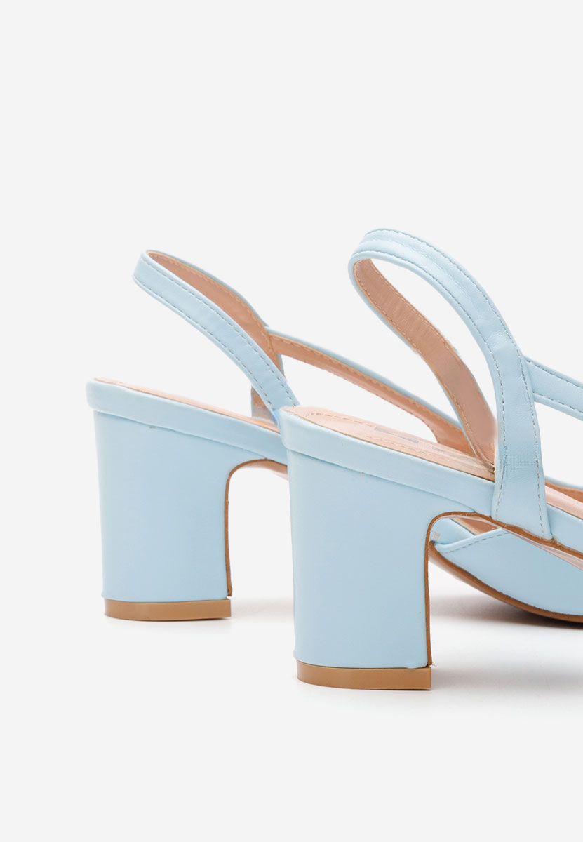 Décolleté Slingback Emesa azzurro