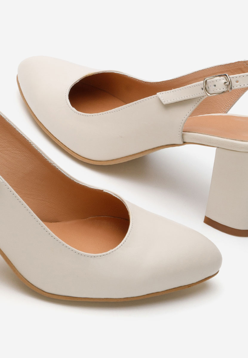 Scarpe pelle Corusa beige