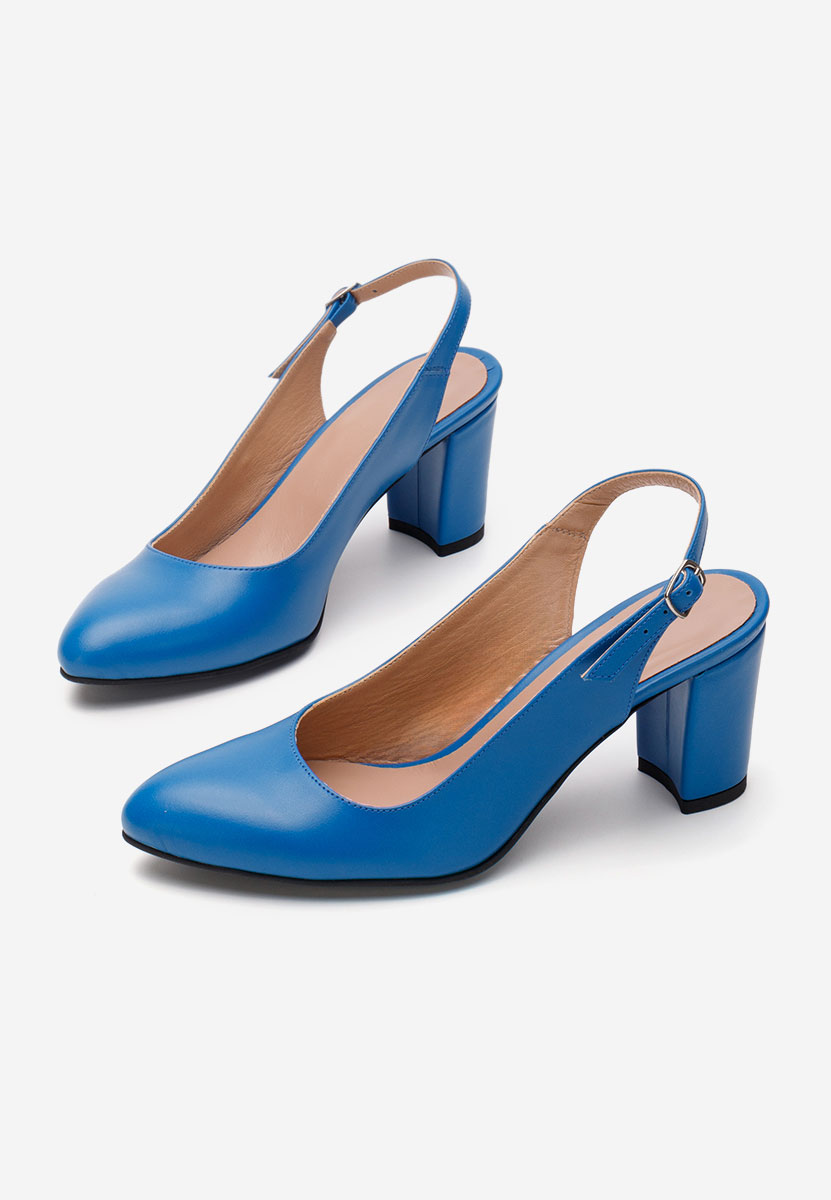 Scarpe pelle Corusa blu