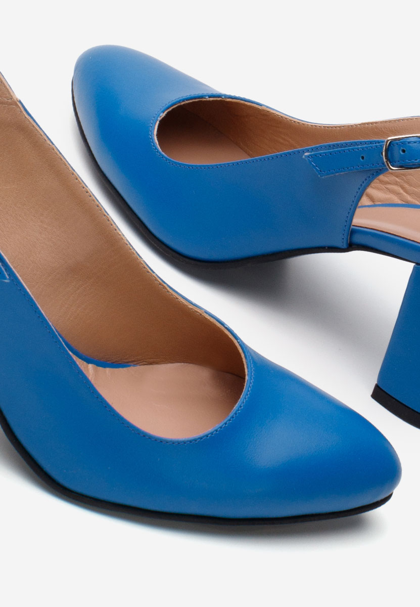 Scarpe pelle Corusa blu