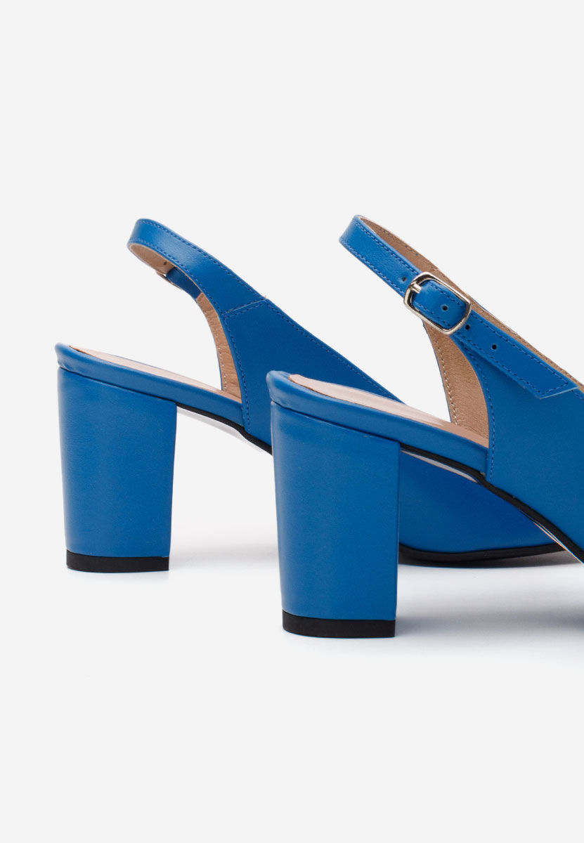 Scarpe pelle Corusa blu