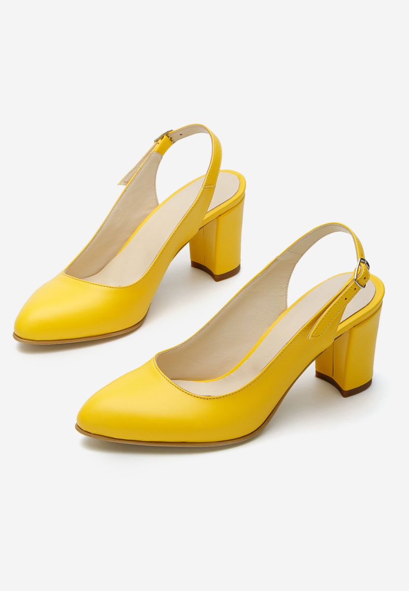 Décolleté Slingback Corusa gialli