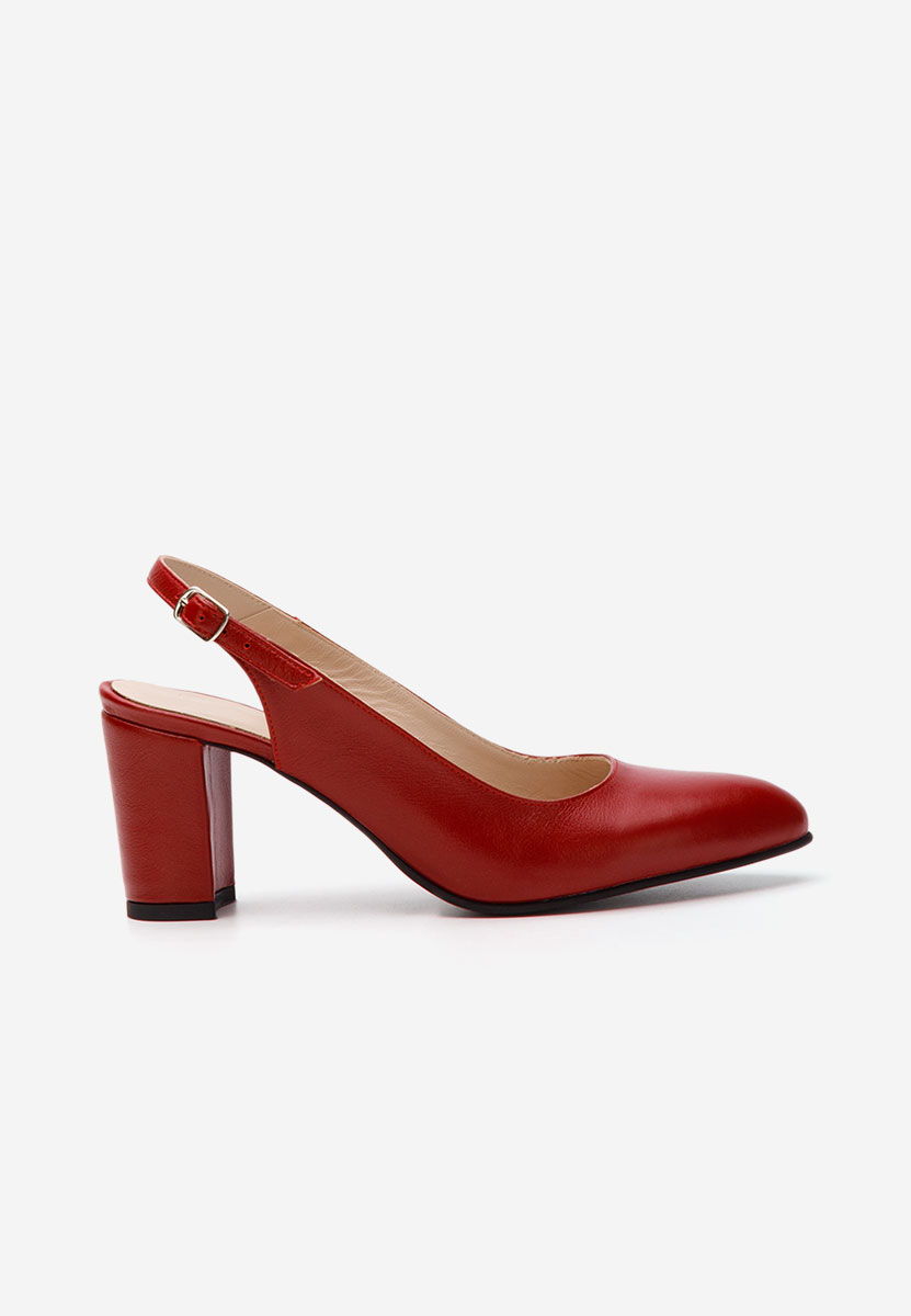 Décolleté Slingback Corusa rosso