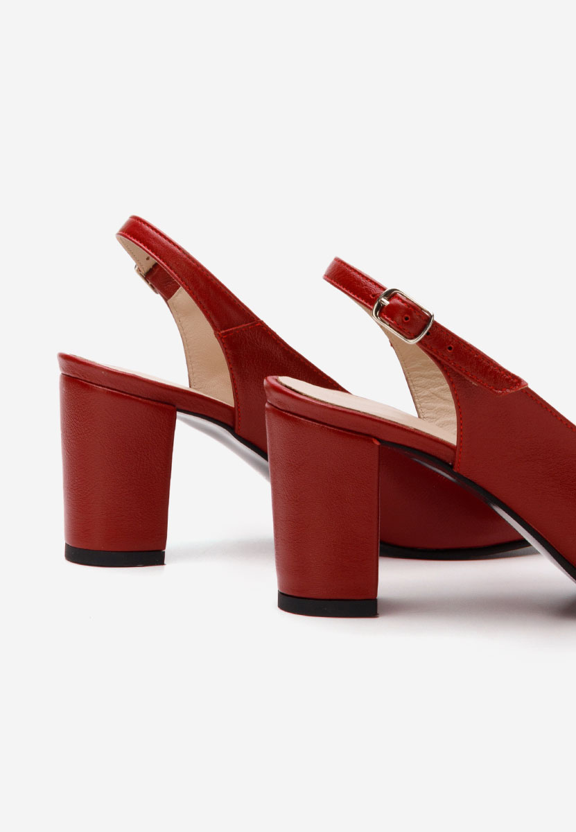Décolleté Slingback Corusa rosso