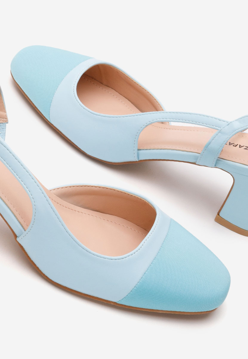 Décolleté Slingback Emesa azzurro