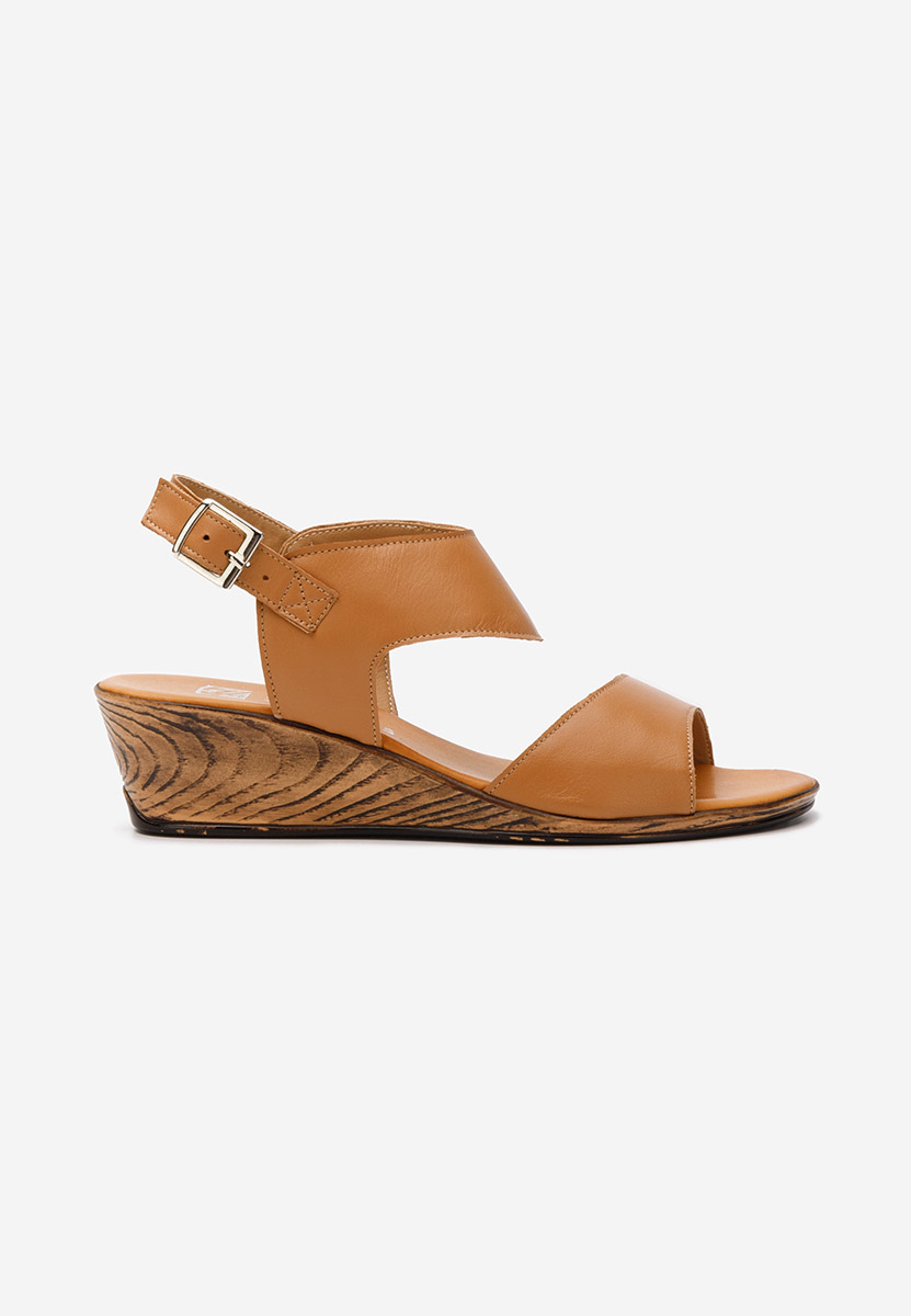 Sandali cuoio Azara camel