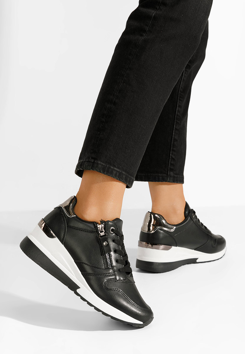 Sneakers donna nero Rafina
