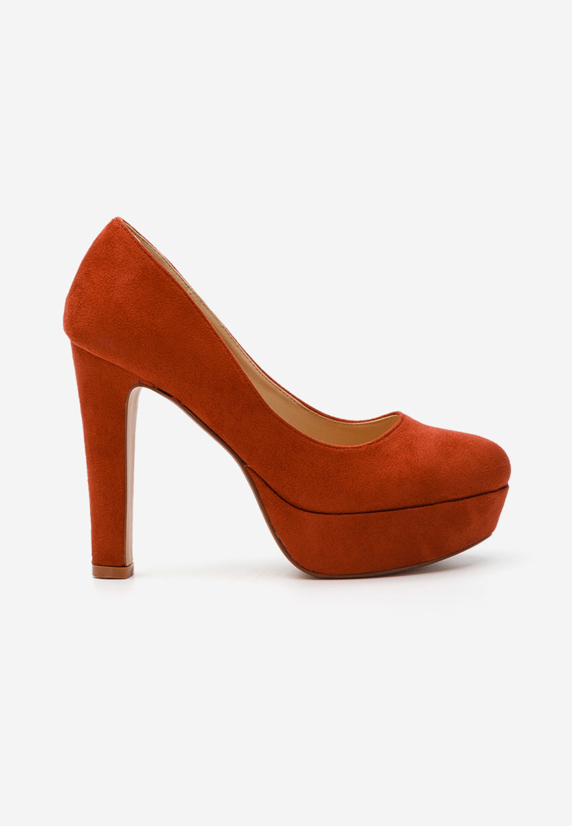 Décolleté con plateau Impression arancioni