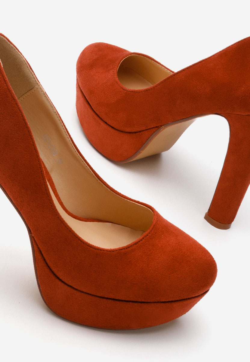 Décolleté con plateau Impression arancioni