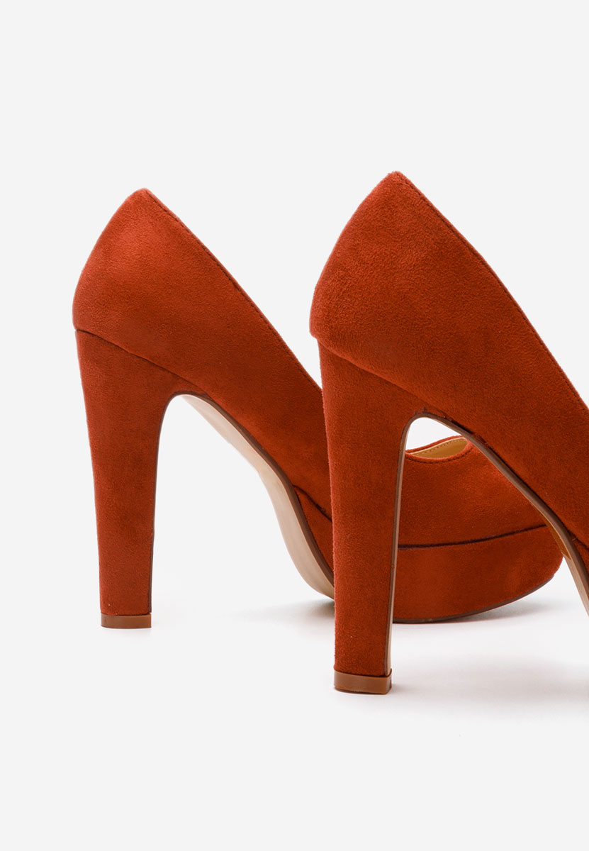 Décolleté con plateau Impression arancioni