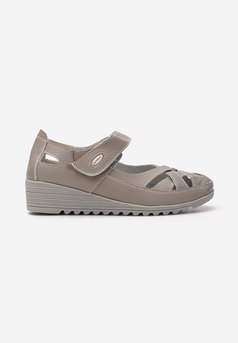 Ballerine con zeppa Simisa grigio