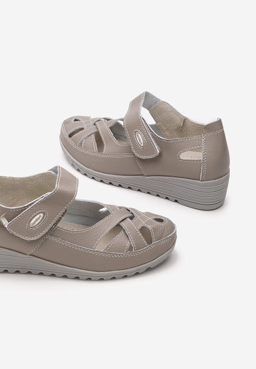 Ballerine con zeppa Simisa grigio