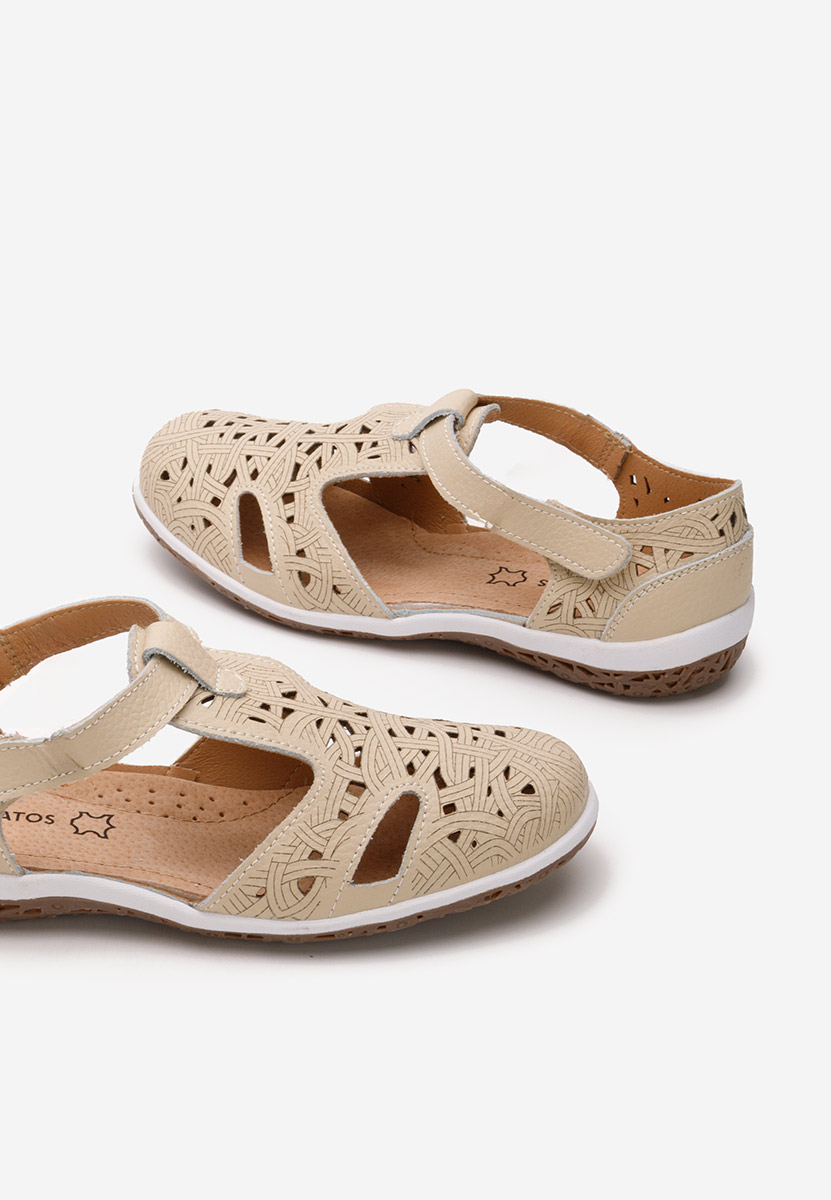 Ballerine cuoio Mihely beige