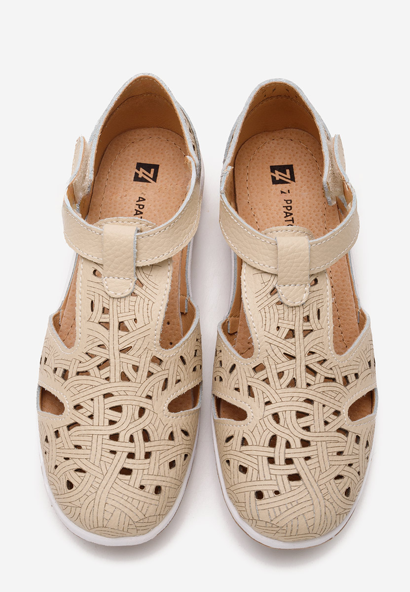 Ballerine cuoio Mihely beige