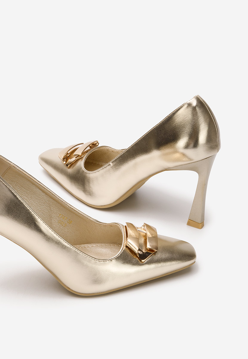 Décolleté tacco a spillo Xeresa oro Décolleté tacco a spillo Xeresa oro