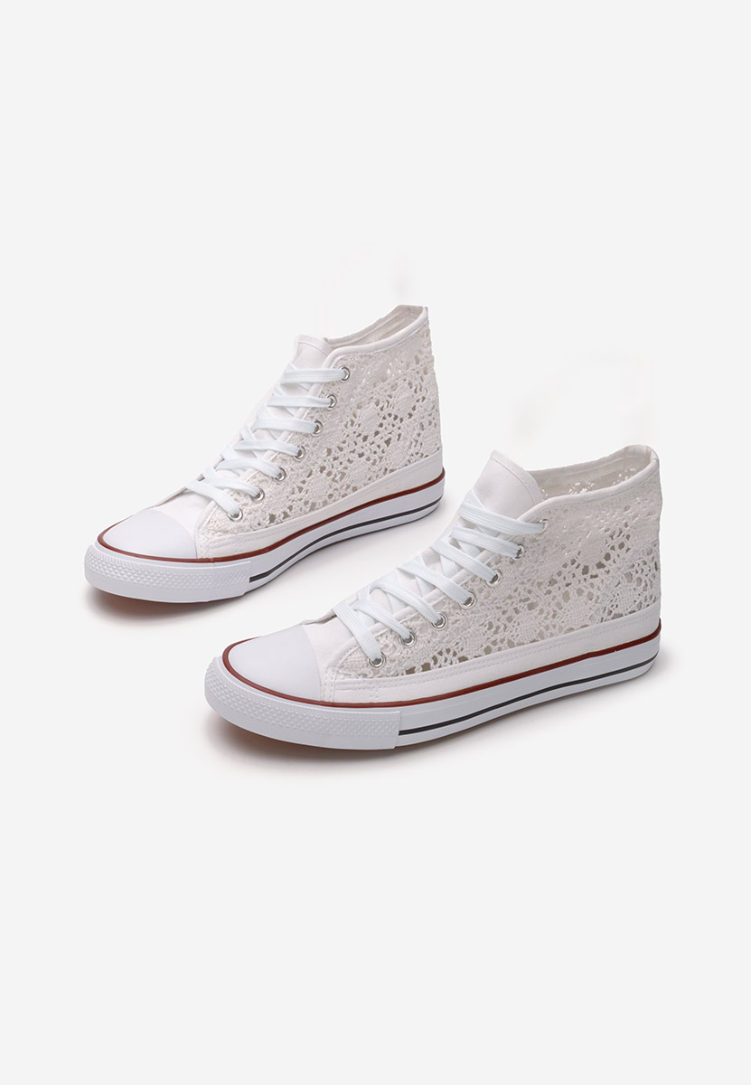 Scarpe da ginnastica High-Top Miyana V4 bianchi