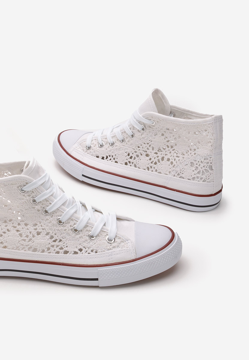 Scarpe da ginnastica High-Top Miyana V4 bianchi
