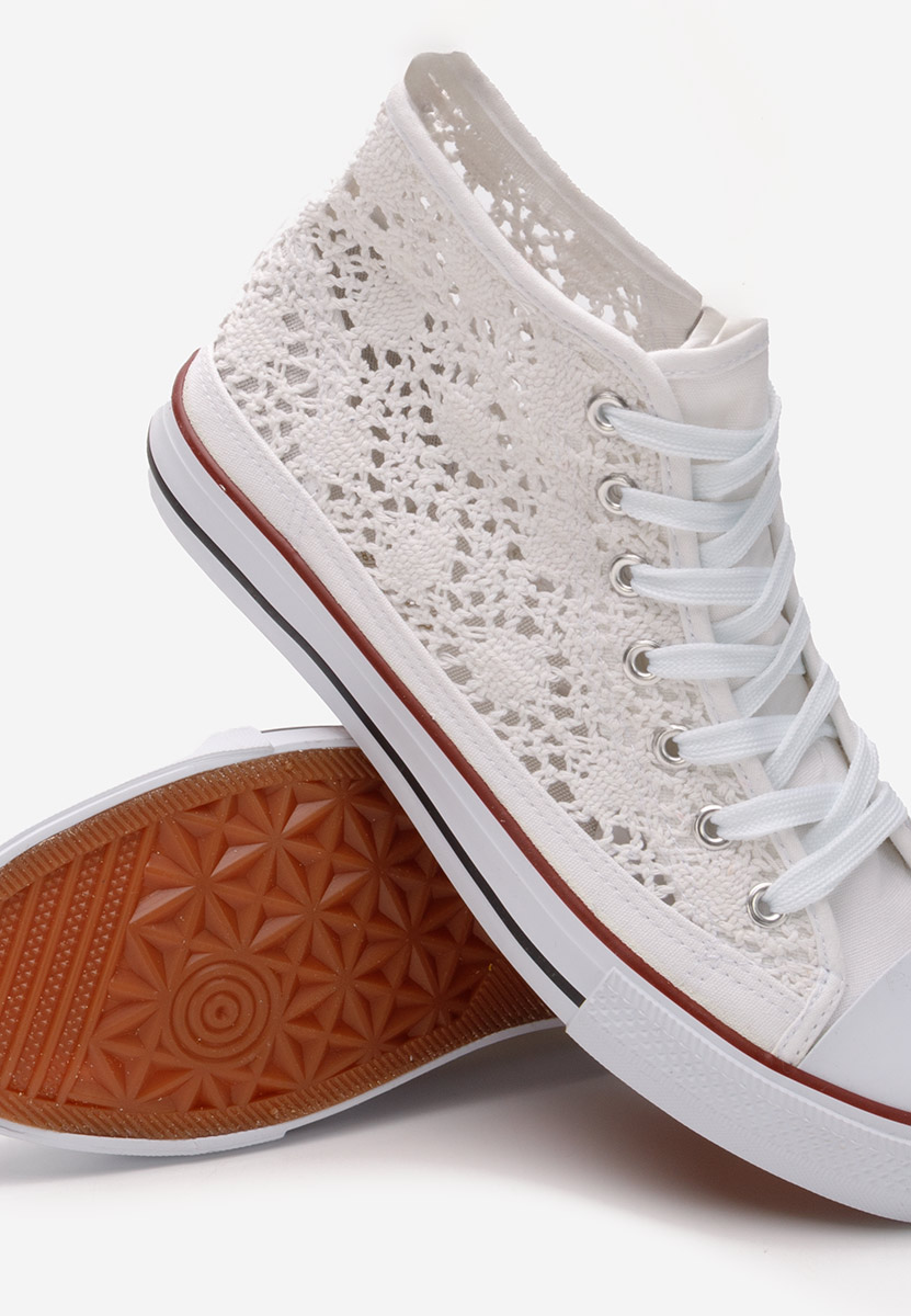 Scarpe da ginnastica High-Top Miyana V4 bianchi