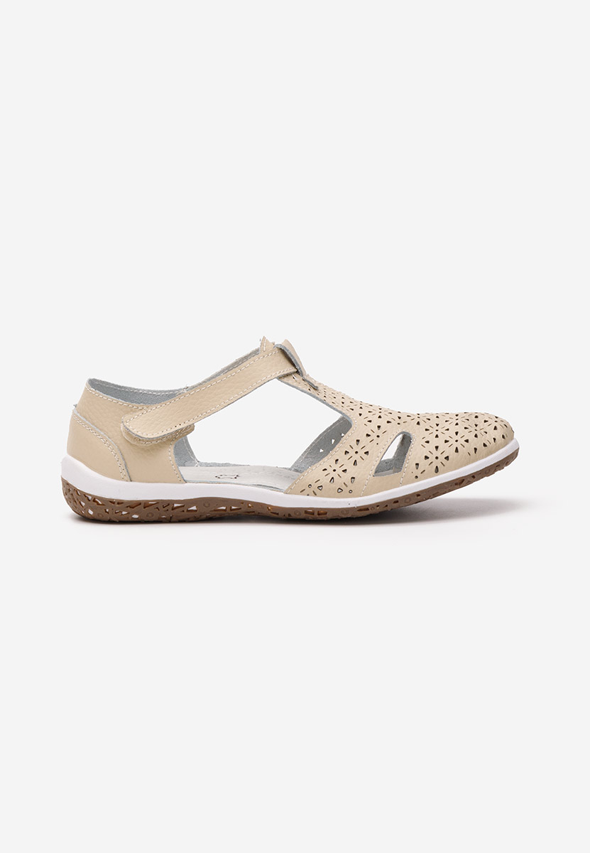 Ballerine cuoio Dorina beige