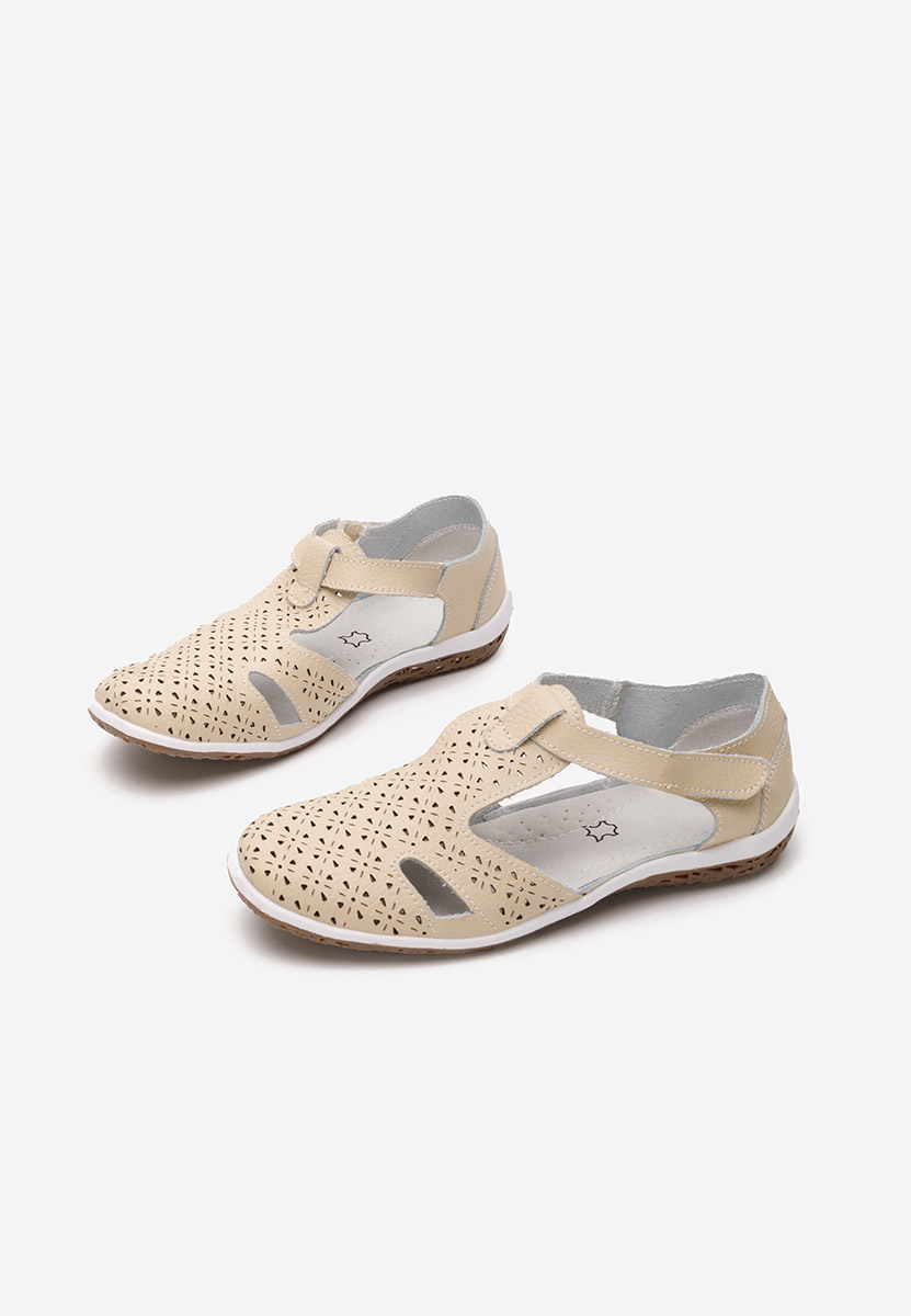 Ballerine cuoio Dorina beige