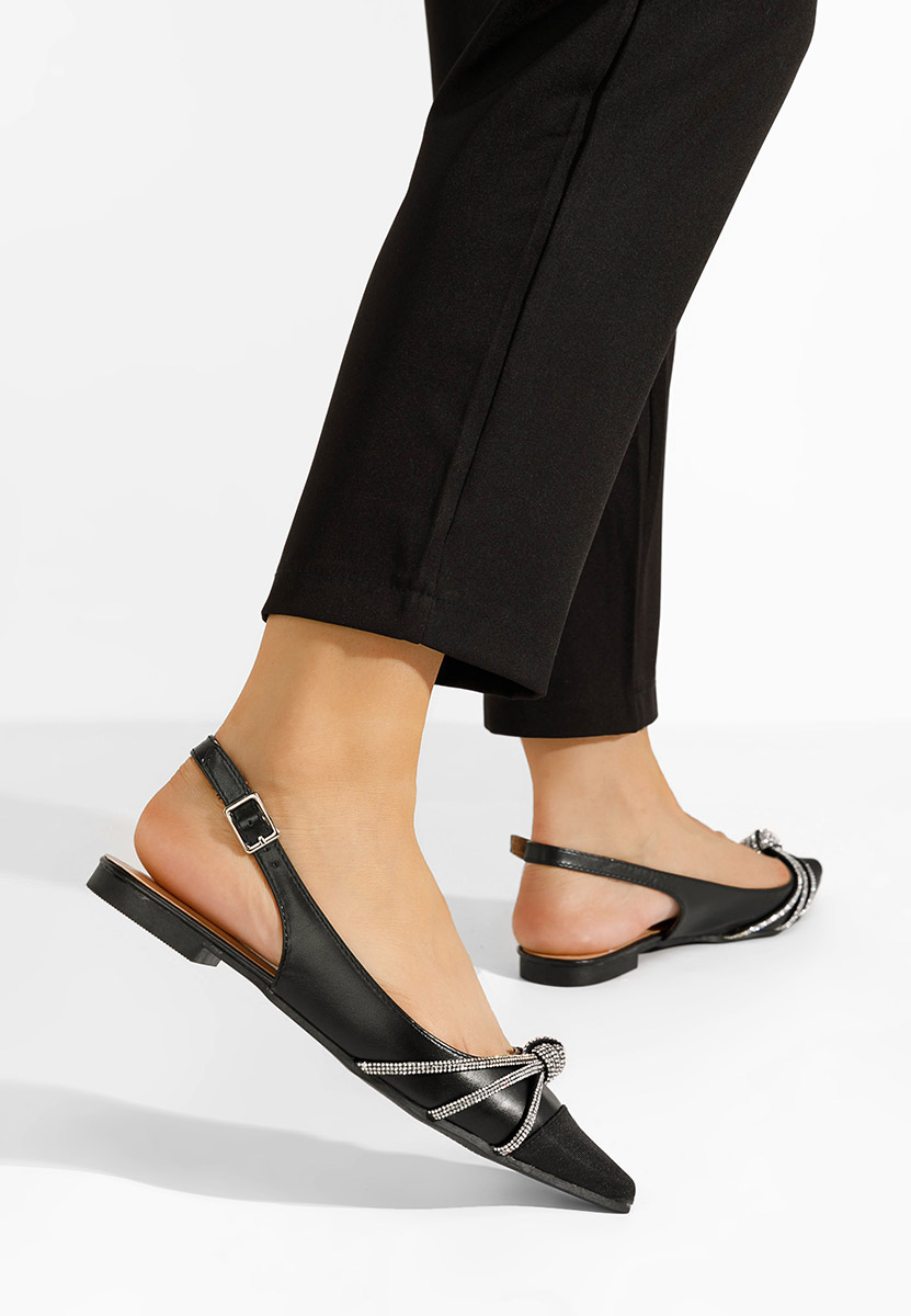 Ballerine eleganti nero Donka