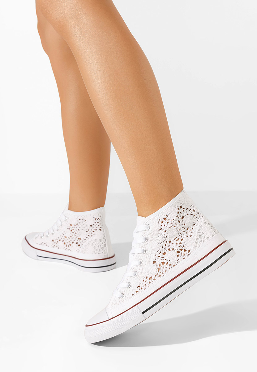 Scarpe da ginnastica High-Top Miyana V4 bianchi