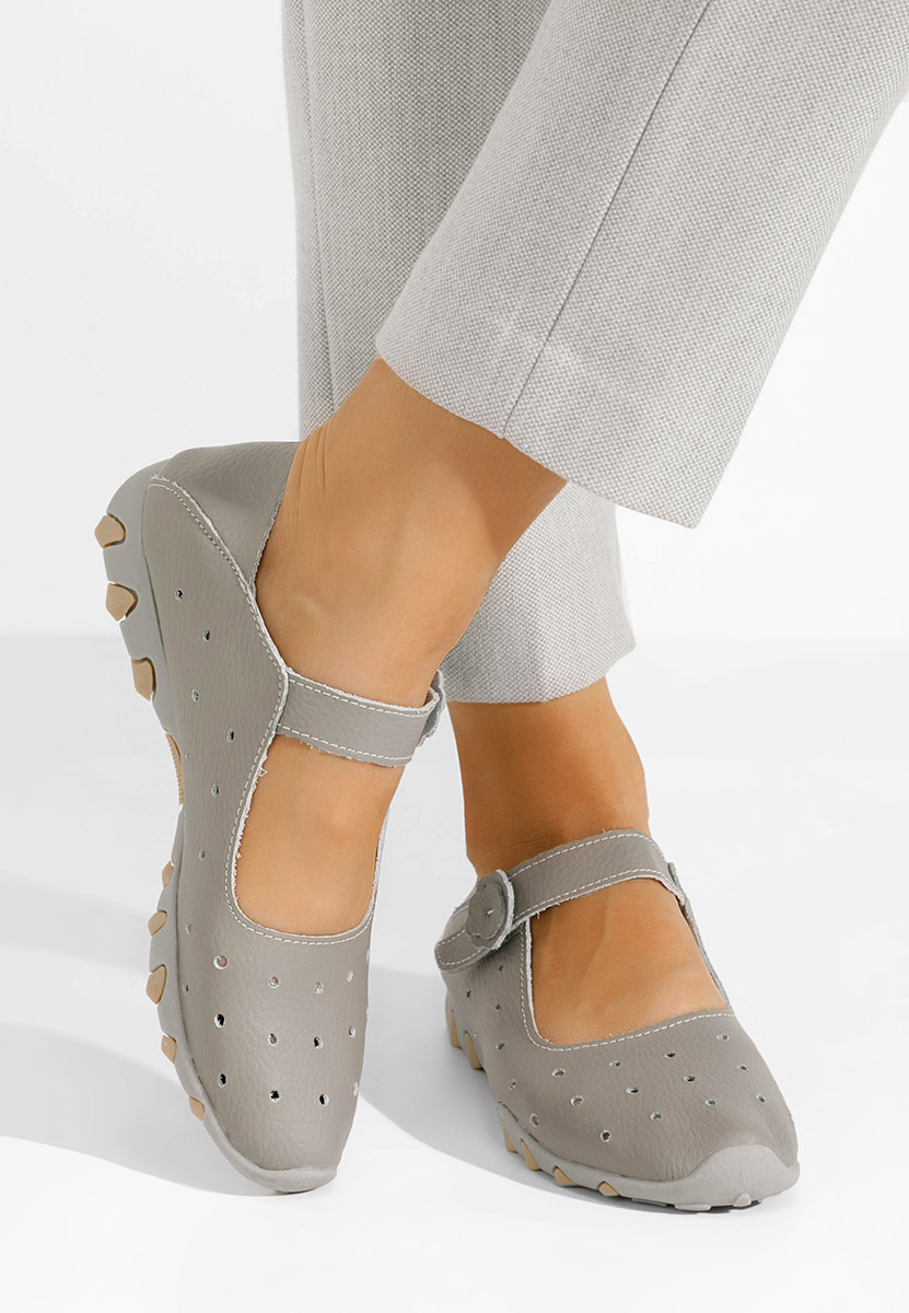 Ballerine sportive grigio Flary