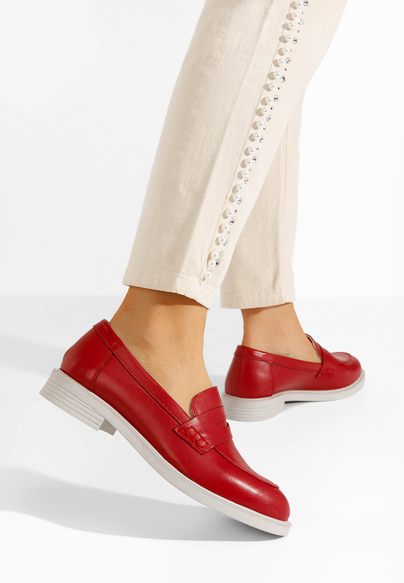 Loafers donna Zalaya rosso