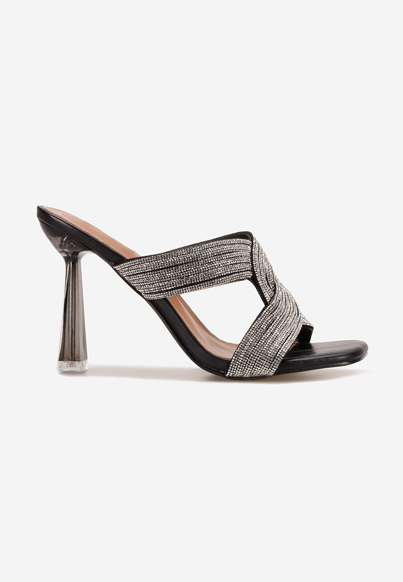Ciabatte eleganti Junia Nero