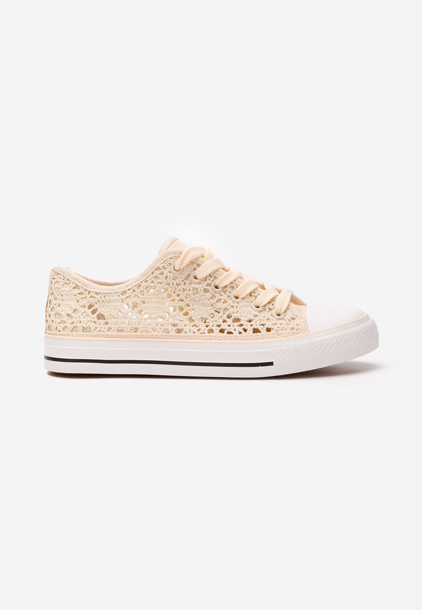Scarpe da ginnastica donna Genevive beige