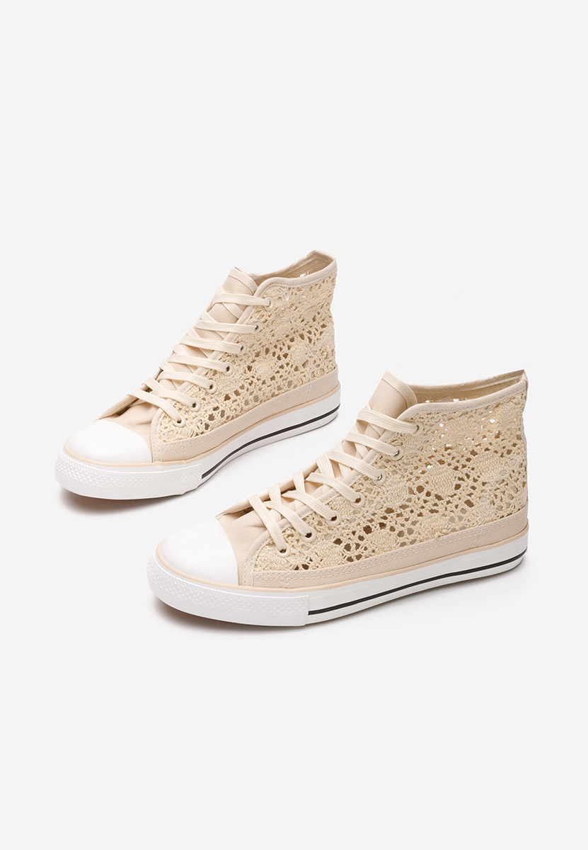 Scarpe da ginnastica High-Top Miyana V4 beige