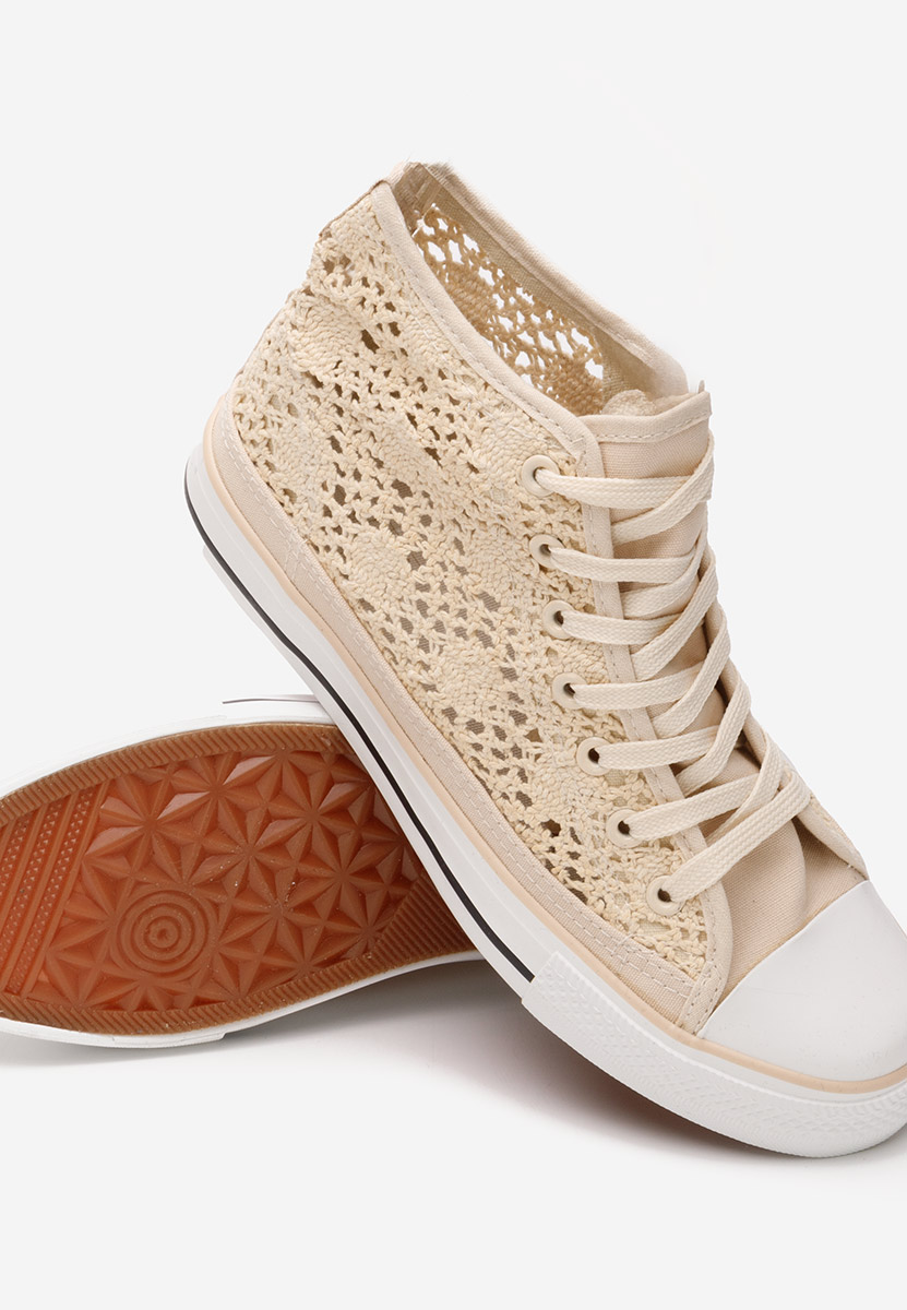 Scarpe da ginnastica High-Top Miyana V4 beige