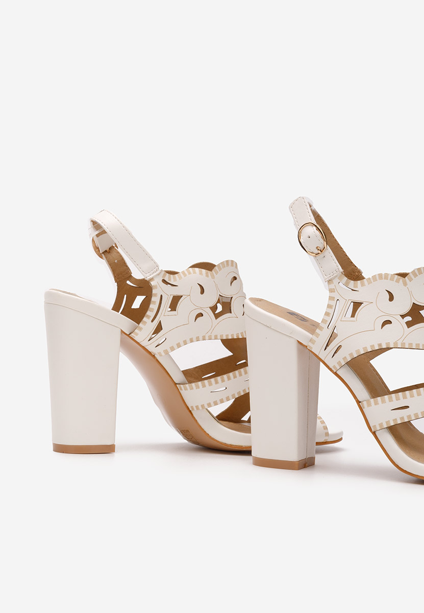 Sandali eleganti Delise bianchi