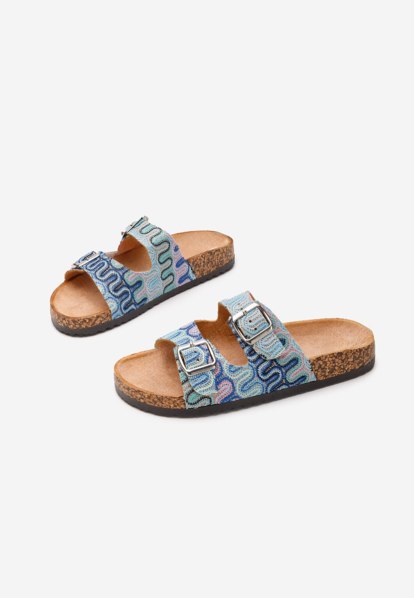 Ciabatte donna estive Elyanna azzurro
