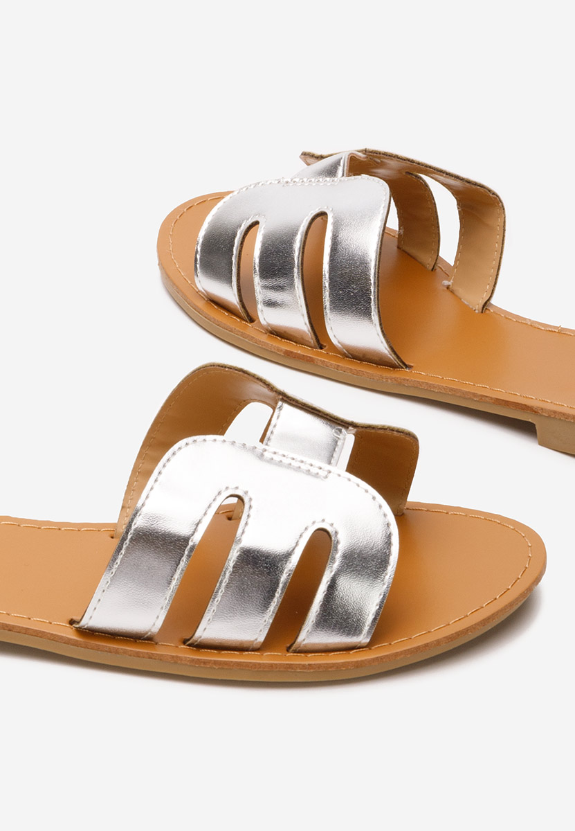 Ciabatte donna Strina argento