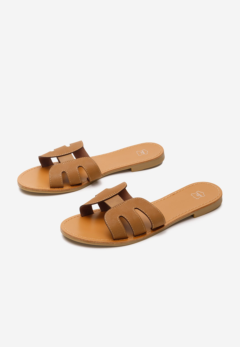 Ciabatte donna Strina camel