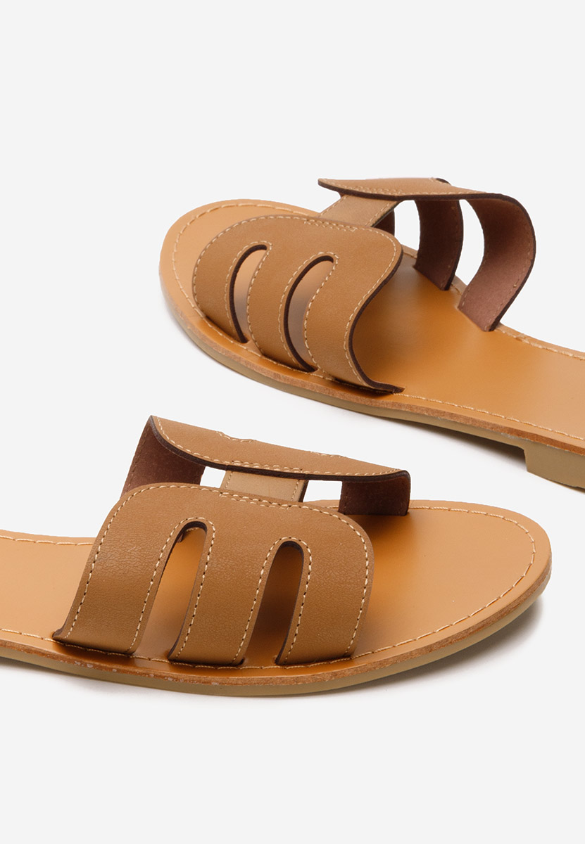 Ciabatte donna Strina camel