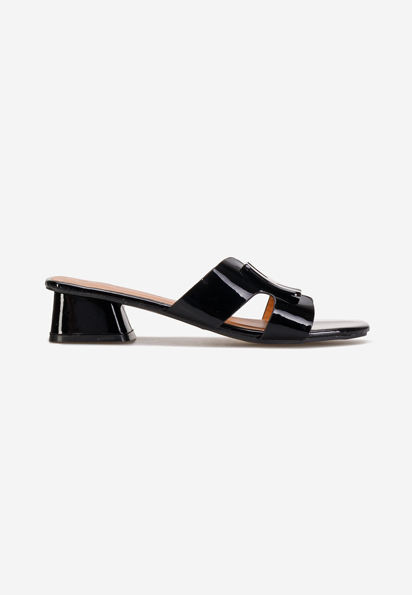 Ciabatte con tacco Loreleia Nero