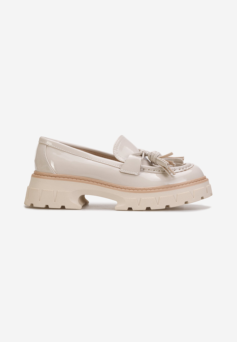 Mocassini con plateau Tala Beige