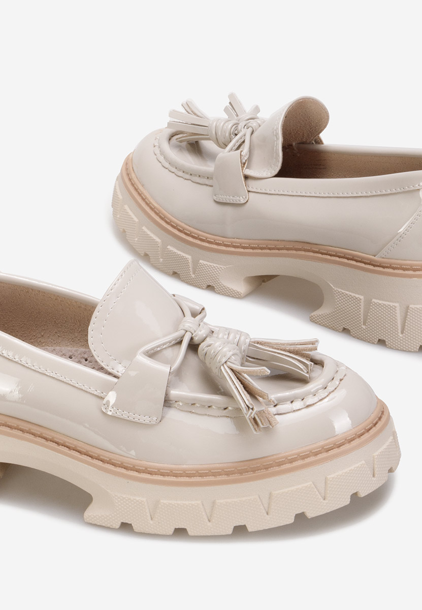 Mocassini con plateau Tala Beige